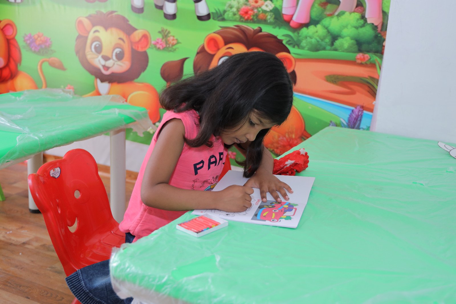 Boy writing